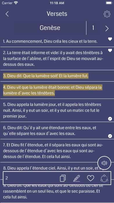 French Bible Audio Screenshot