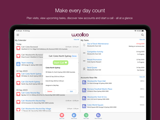 woolloo for Retail iPad screenshot