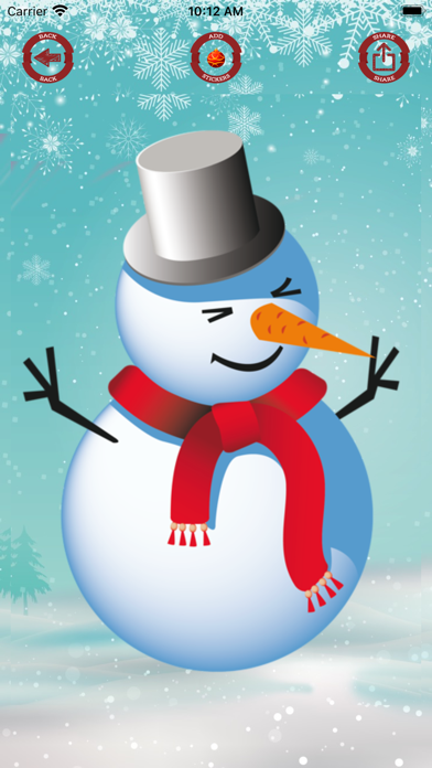 Decorate snowman Christmas Screenshot