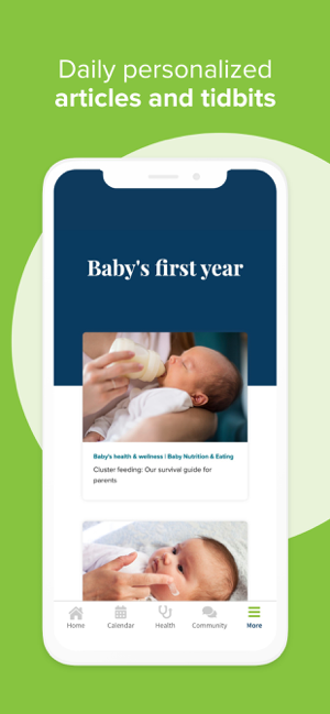 ‎Ovia Parenting & Baby Tracker Screenshot