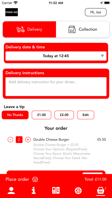 Food 2 Go Scunthorpe Screenshot