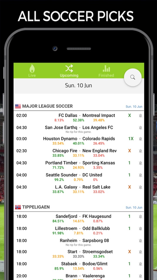 #8. Soccer Predictions Football AI (iOS) By: KUKI APP D.O.O.E.L.