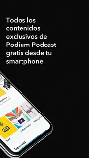 podium podcast iphone capturas de pantalla 2
