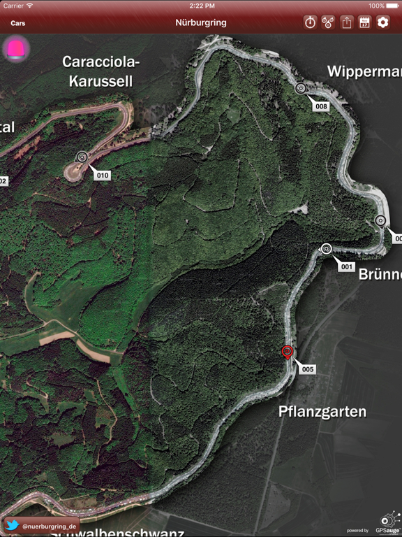 Racing App iPad screenshot 5 - Entertainment app