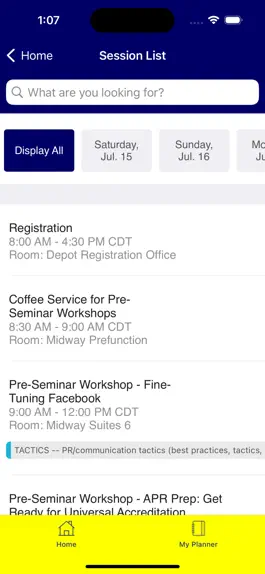 Game screenshot NSPRA Seminar apk