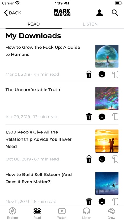 The Mark Manson App screenshot-3