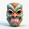 Tiki Masks Stickers delete, cancel