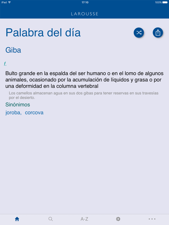 Screenshot #1 for Larousse Spanish Basic