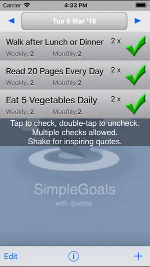 Simple Goals screenshot 2