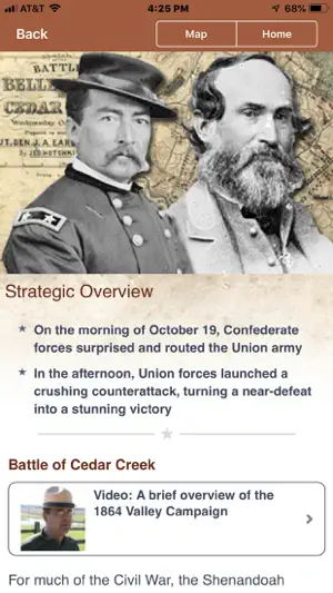 Cedar Creek Battle App screenshot 2