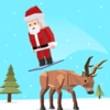 Santa goes Skiing icon