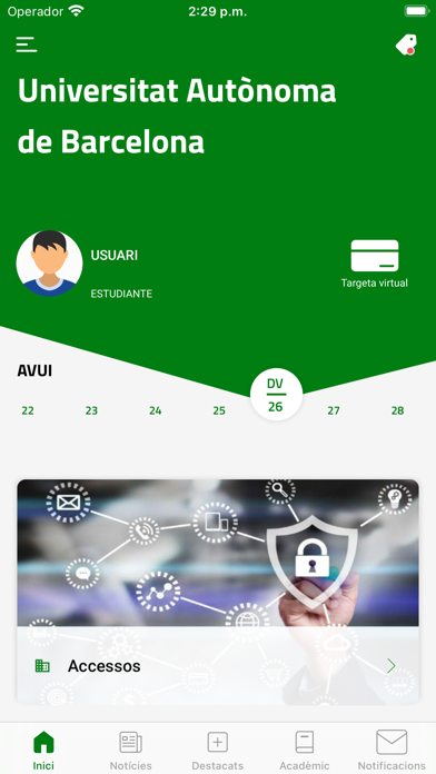 Universitat Autònoma Barcelona Screenshot