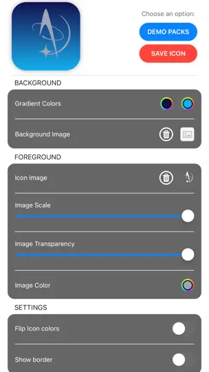 Screenshot von TREK: Icons auf dem iPhone 3