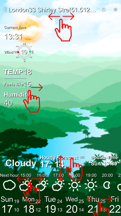 Radar Weather - Rain Forecast iPhone screenshot 5