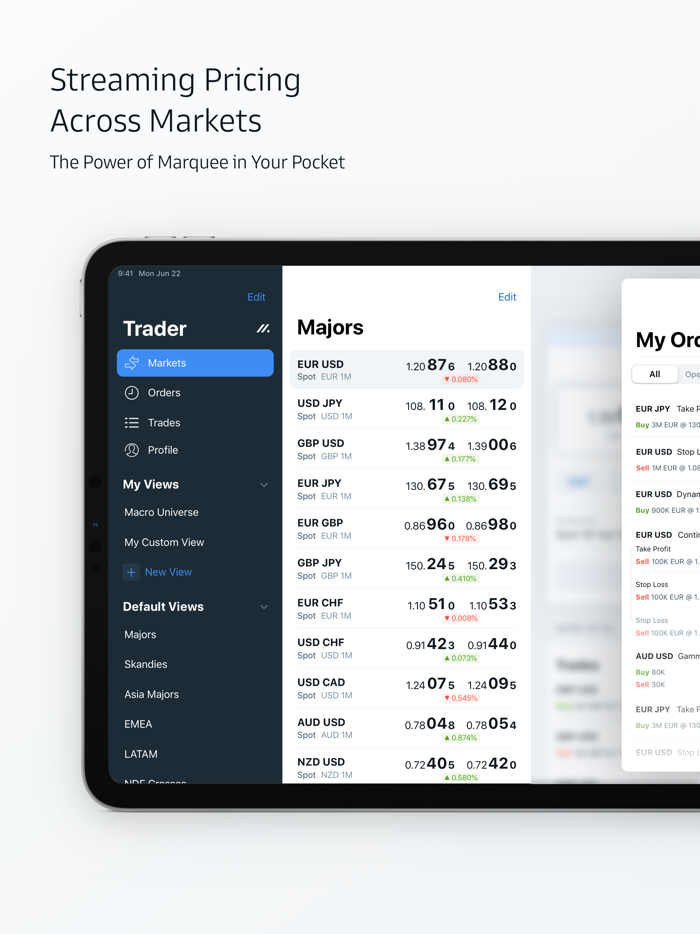 Marquee Trader Mobile