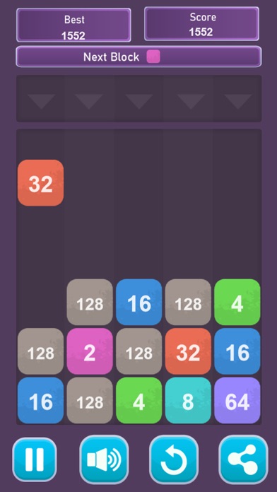 Drop the Numbers Merge Puzzle Screenshot