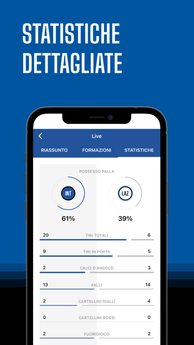 Inter Live: Risultati, notizie Screenshot