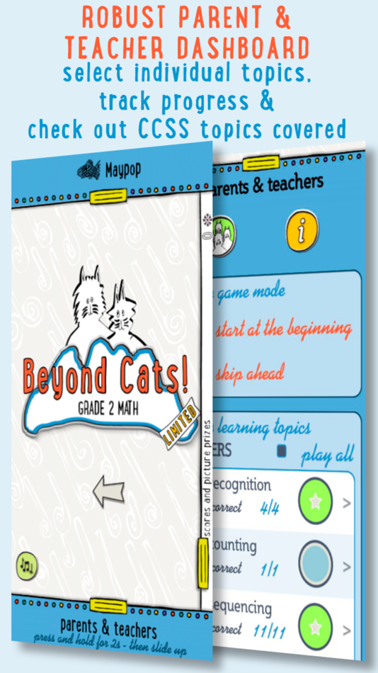 #5. Beyond Cats! Math for K,1 & 2 (iOS) 由: appikiko LLC