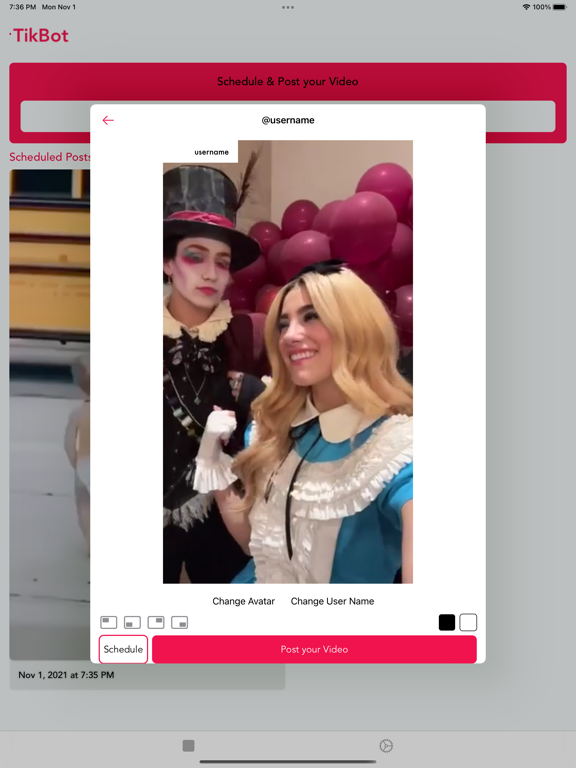 Screenshot #5 pour Tik Bot: Save & Repost Video