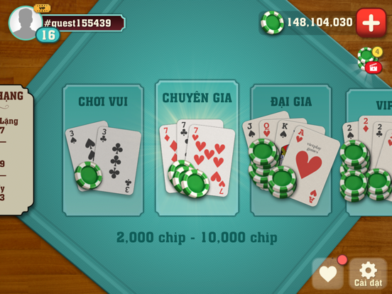 Screenshot #4 pour Tiến Lên Miền Nam TLMN