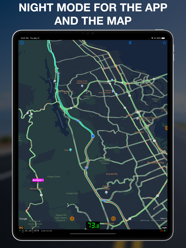 ‎Snelheidsmeter 55 Pro. GPS-kit. Schermafbeeldingen