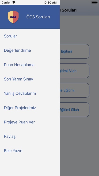 Özel Güvenlik Sınavı Soruları