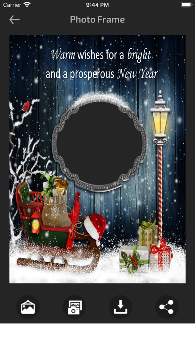 Happy New Year Wishes Card GIF Screenshot