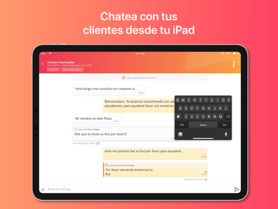 Chattigo iPad screenshot 3 - Social Networking app