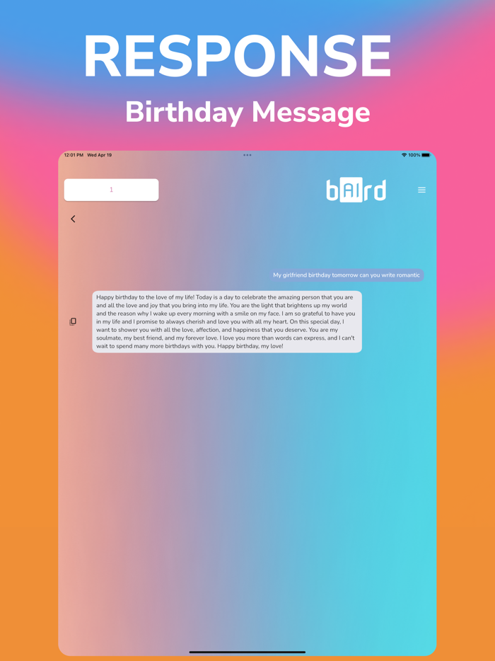 Baird Fast AI Chatbot Ask AI