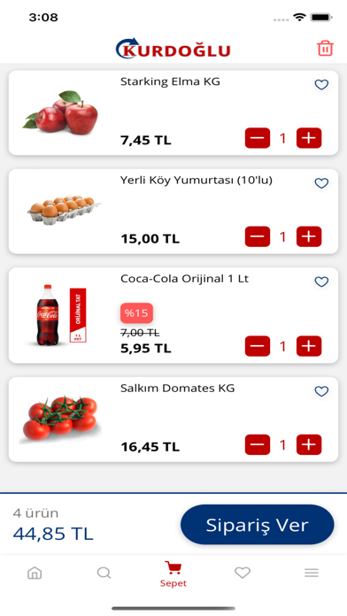 Kurdoğlu Sanal Market Screenshot