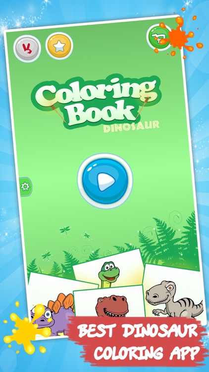 Best coloring book : Dinosaurs screenshot-4