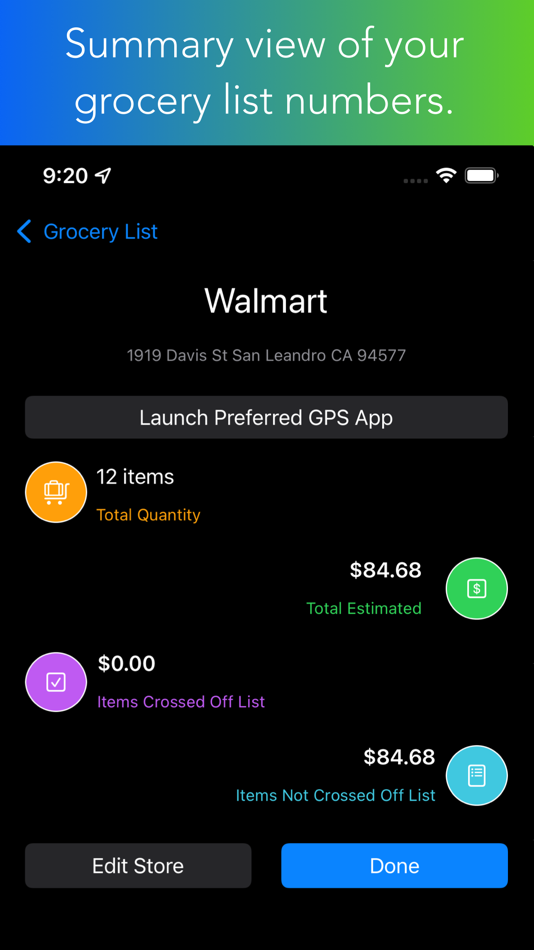 Jot Shopping List - 1.7 - (iOS)