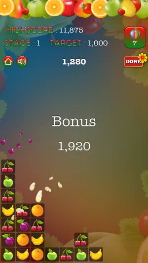 Pop Pop Fruit Puzzle screenshot 4