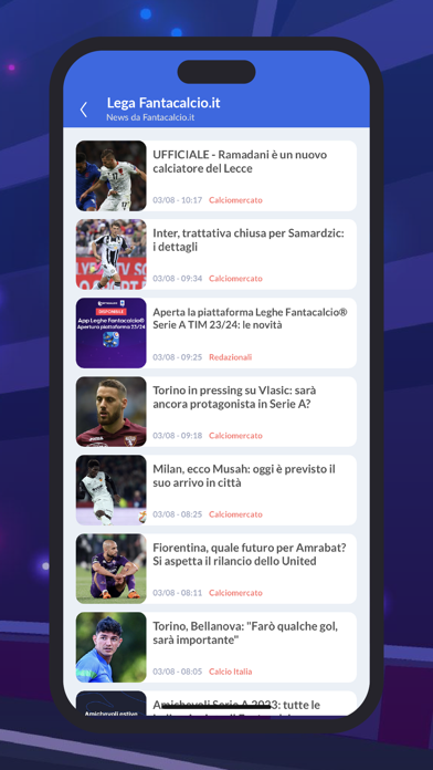 Leghe Fantacalcio® Serie A TIM Screenshot