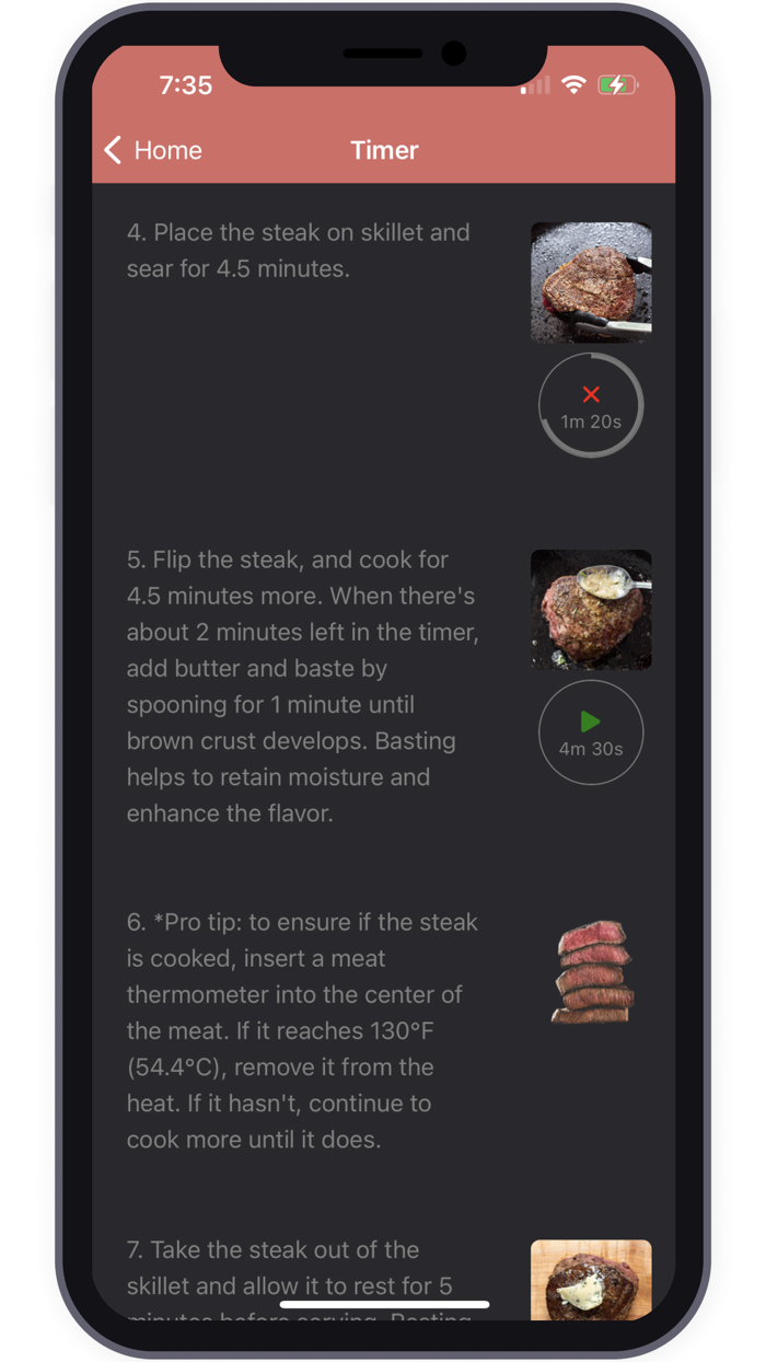 Steak Timer - Cook Like a Pro