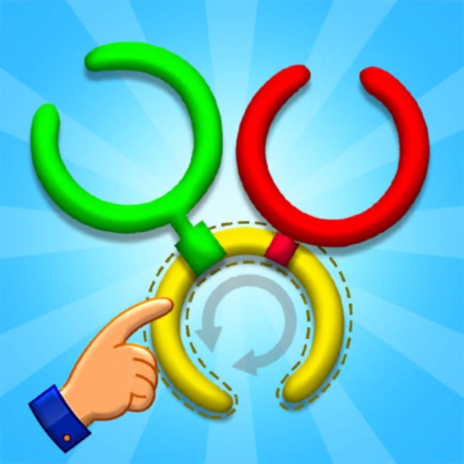 Rotate Rings Lock Sorting Game icon