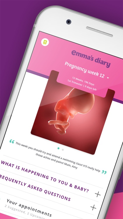 Emma’s Diary: Pregnancy App UK screenshot-0