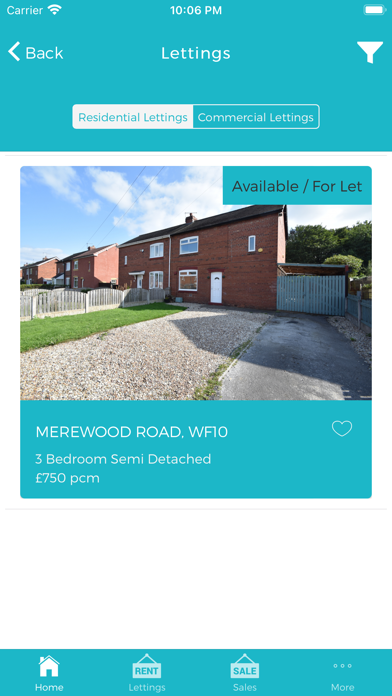 Tudor Sales and Lettings Screenshot