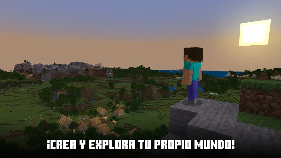 Captura de pantalla de Minecraft en iPhone 1