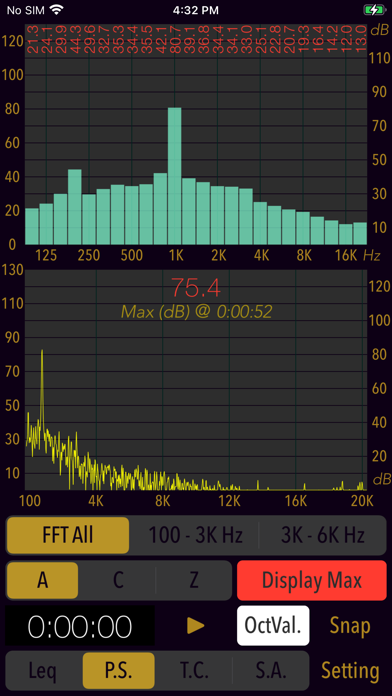 Sound Level Analyzer PRO Screenshot