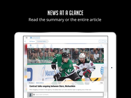 Screenshot #6 pour Hockey News, Scores & Videos