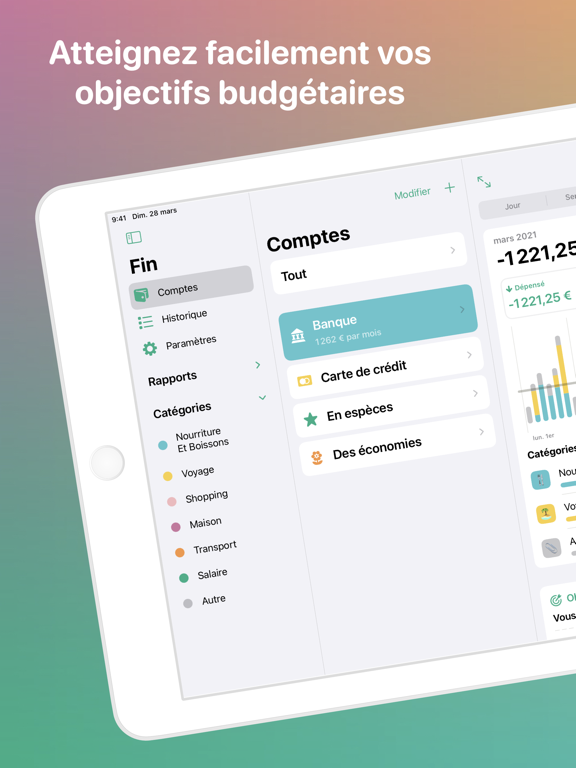 Screenshot #4 pour Fin - Gestion Budget