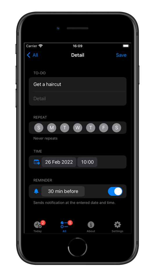 #4. Daily - To-Do (macOS) 由: Bulent Colak
