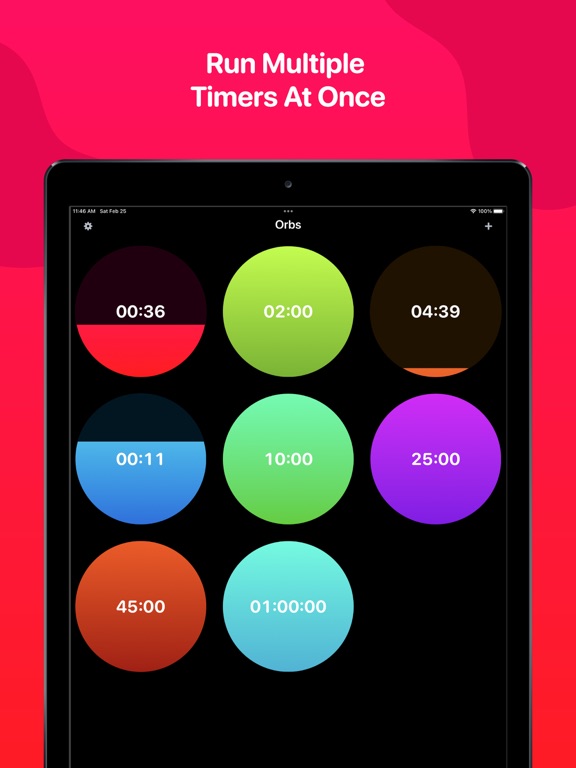 Screenshot #2 for Countdown Timers Widget: Orbs