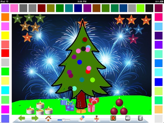 Screenshot #4 pour A Christmas Coloring App