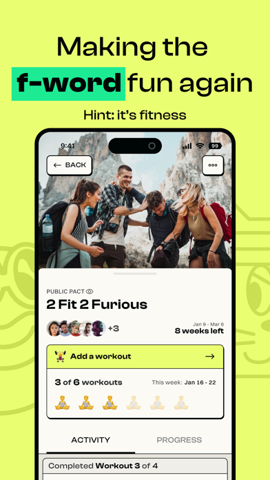 Fitness Pact: Get Fit Together Screenshot