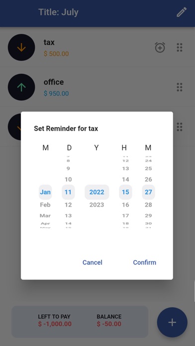 The Budgeter Screenshot
