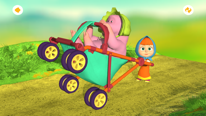 Masha and the Bear Coloring 3D