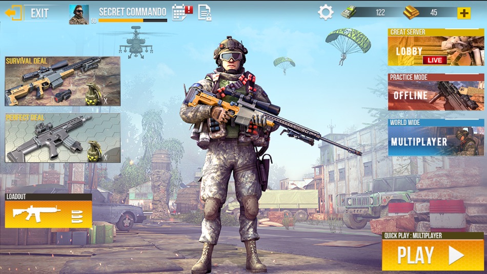 #8. FPS Commando Gun Game Offline (iOS) 由: GAMEXIS