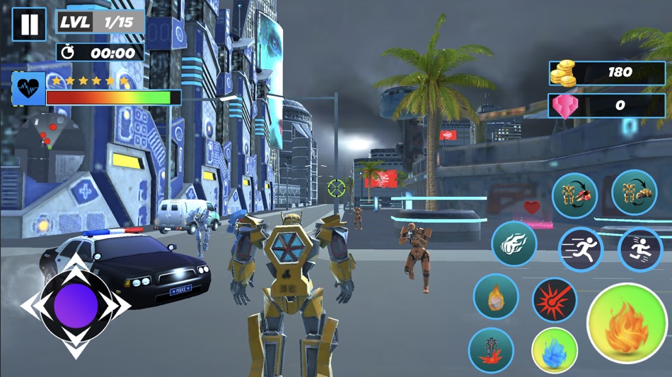 #5. Flying Robot Transformation (iOS) 由: Muhammad Salman
